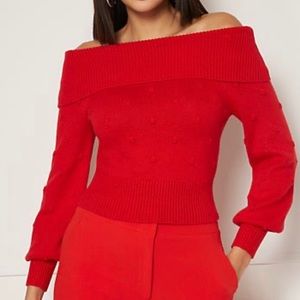 NY & Company Eva Mendes off the shoulder sweater